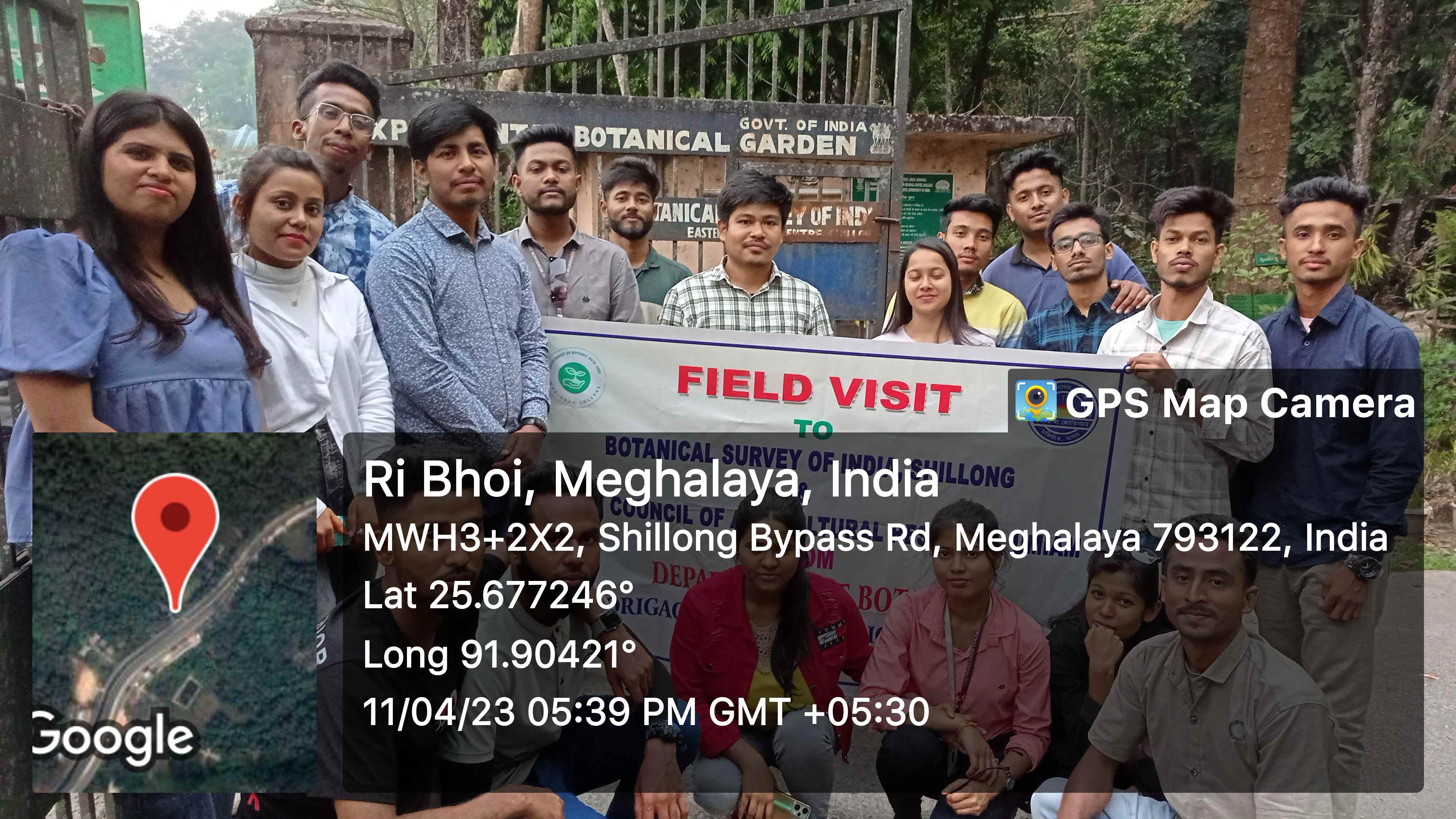 Field visit to Botanical Survey of India (BSI), Meghalaya